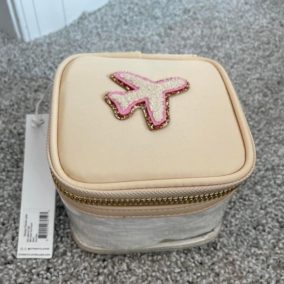 Stoney Clover Lane Handbags - Stoney Clover Lane Sand Open Top with SCL airplane patch